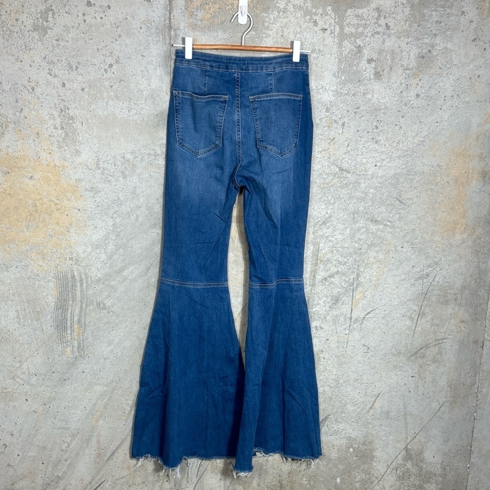 We The Free People Womens Jeans Just Float On Flare Denim High Rise Stretch - Picture 5 of 11